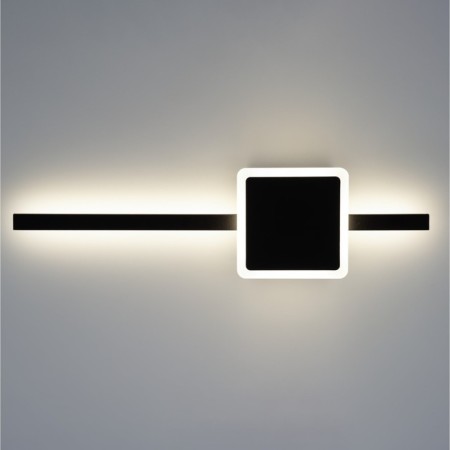 Sconces Citilux "Steg" CL203401, 12.5x46.5 cm, 1x13W, LED, Black Color Black-3