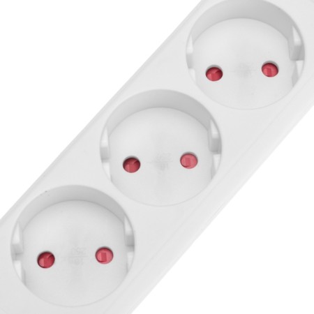 Extension cord Standard 3 nests, 3m, 2x1.0mm², b/s, white rexant-2