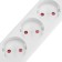 Extension cord Standard 3 nests, 3m, 2x1.0mm², b/s, white rexant