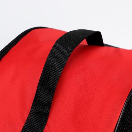Bag - Animal Carriage, Oxford, 42 x 22 x 29 cm, Red-4