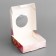Box Gift team with a window, packaging, "happy moments", 10 x 10 x 3 cm