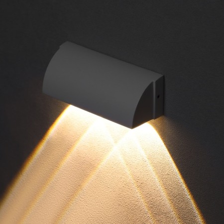 Facade lamp “Cascade”, FSD-093, 3 W, 3000K, 3 rays, IP65, 220 V, metal, white-1