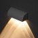 Facade lamp “Cascade”, FSD-093, 3 W, 3000K, 3 rays, IP65, 220 V, metal, white