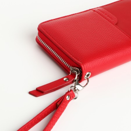 Women's wallet with lightning, red color-2