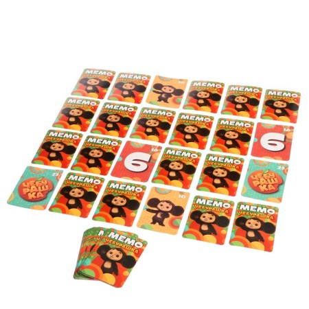 Board game "Memo. Cheburashka ", 3+, 50 cards-5