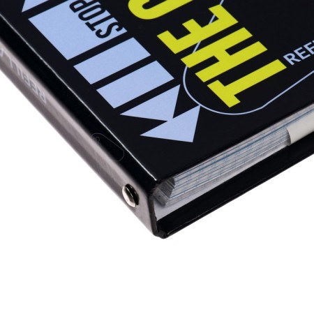 Notebook on rings, 160 sheets in the Play The Game cage, hard cover, glossy lamination, with a change of block-2