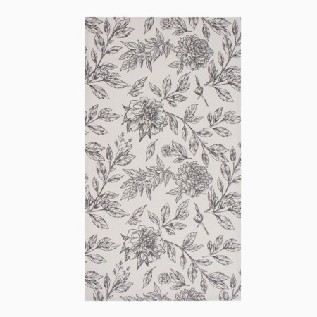 Ethel towel "Black Flowers" 40x73 cm, 100% HL, sarzha 190 g/m2-1