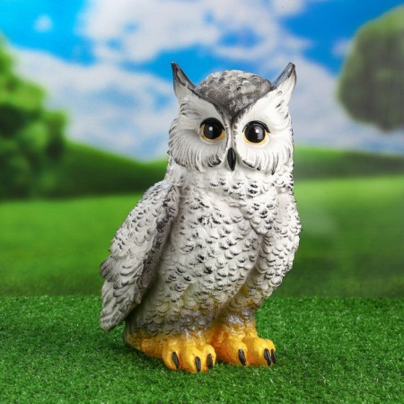 Garden figure "Owl Big Polar" 27 cm-1