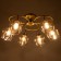 NOVA chandelier 6x60W E27 Shampan 68x68x26 cm Bayerlux