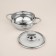 Stainless steel pan Sl Home "Olla", 1.5 l, d = 16 cm, h = 8 cm, with a lid, the capsule, induction
