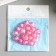Beads for creativity Plastic "Crystal-moraine pink" set of 20 g 1.2x1.4 cm