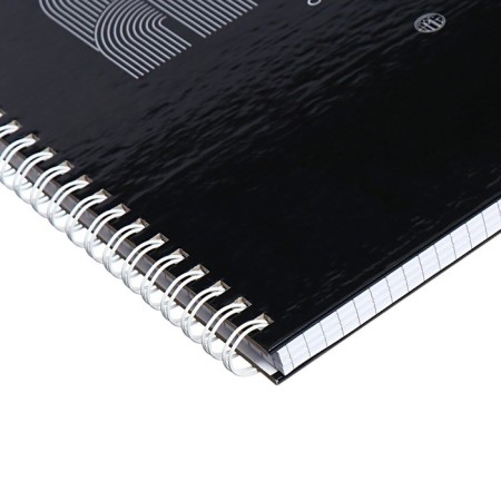 A4 notebook, 80 sheets in a cage on the crest of Calligrata Graphics, cover 7BC, OFSET BOCom-3