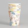 A glass of disposable paper hares, a set of 6 pcs, 250 ml