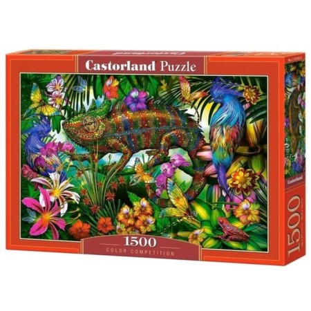 Puzzle "Multi -colored chameleon", 1,500 elements