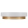 Luer with PDU "Rego" LED 120W 3000-6000k White-gold 50x50x10 cm Bayerlux