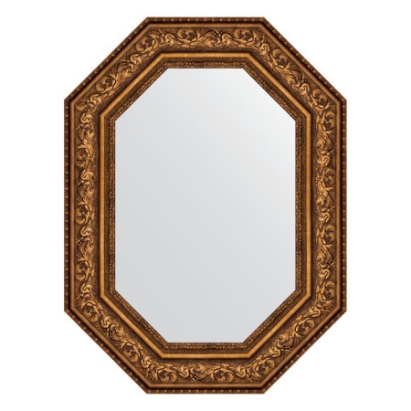 Mirror in the baguette frame, vignette aged bronze 109 mm, 60x80 cm
