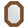 Mirror in the baguette frame, vignette aged bronze 109 mm, 60x80 cm
