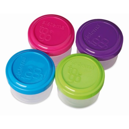 Sistema to-go refueling containers, 35 ml x 4 pcs., Mix color