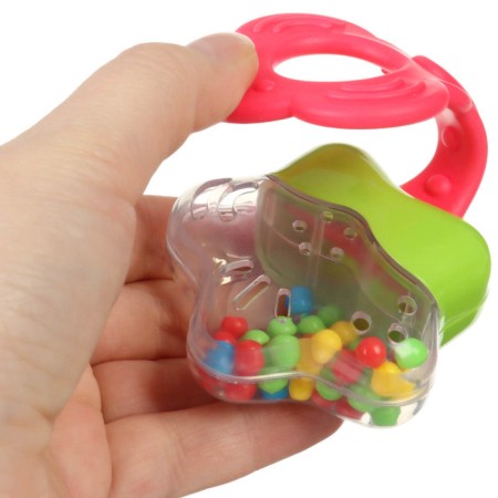 The rattle of "Sweets: Star", with elastic elements, in a bag, crumb I-5