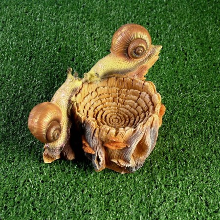 Garden figure "Snails-feeders" 24x15x14cm-2
