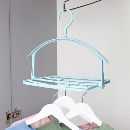 Shoulders - hangers for clothes multi -level shares, color mix-6