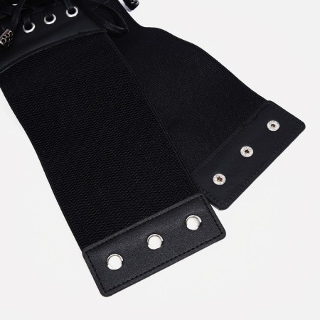 Lightning corset, height 10-15 cm, buttons, black color-5