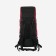 Tourist backpack, TAIF, 80 liters, cord department, outer pocket, 2 side pockets, black color/cherry