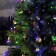 Garland "Network" d = 1.5 m with a ring onto the Christmas tree, IP20, dark thread, 204 LED, glow of multi, 8 modes, 220 V