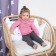Jumper knitted baby I "Trendy" growth 86-92 cm, pink color