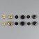 Installation buttons, alpha (S-shaped), d = 12.5 mm, 120 pcs, with the installer, in the organizer, color colorful color