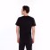 T -shirt male, black color, size 46