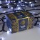 Garland “thread” 10 m, IP44, UMS, dark thread, 100 LED, white glow, white flicker, 220 V