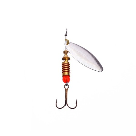 Spinning spinning Mepps Aglia Long 1+, silver color