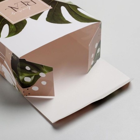 Gift folding box, packaging, “tropics”, 16 x 23 x 7.5 cm-3