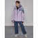 Ski jacket female winter, size 54, purple color
