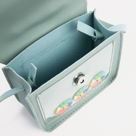 Baby bag on a magnet, the color is light turquoise-2