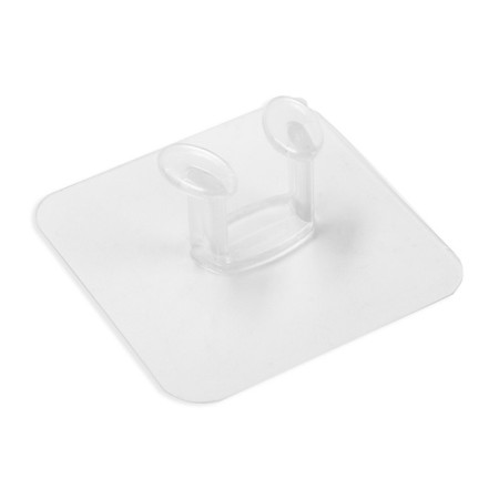 Holder with an adhesive surface of the tundra, 60x60 mm, for a fork, transparent-7