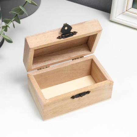 Casket wood under the painting "rectangular" 5.5x10x6 cm-6