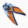 Women's scarf minku 70*70 cm, blue