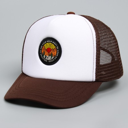 Baby cap for a boy Wild West, brown color, rr 52-54, 5-7 years old-2