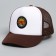 Baby cap for a boy Wild West, brown color, rr 52-54, 5-7 years old