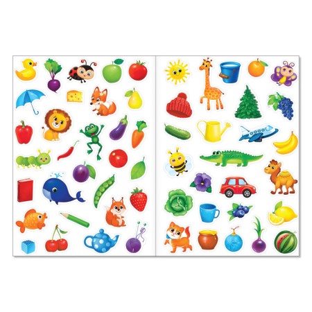 Stickers reusable set "Educational" No. 1, 3 pcs., A4 format-3