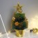 Christmas tree decor "Star, in a pot" Balls of the berry, 27 cm