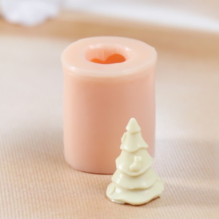 Molds Silicon "Christmas tree" (Izda... 1,9x1.9x2.6 cm)-1