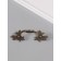 Handway for the casket Metal "Plant branch" Bronze 12.8x4 cm
