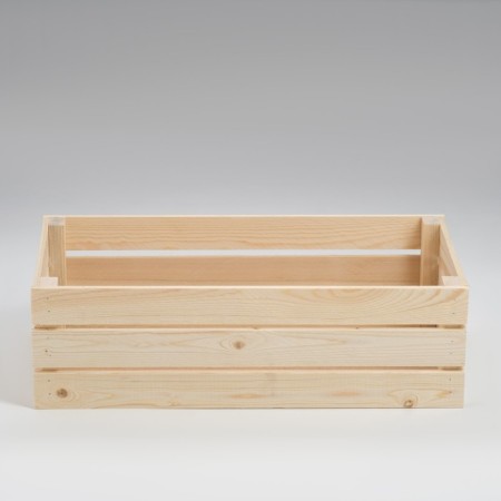 Box wooden for shelves with a depth of 50x25x15 cm-3