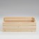 Box wooden for shelves with a depth of 50x25x15 cm