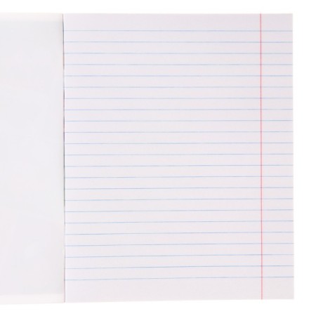 Notebook in a ruler of 12 sheets, 4 types of mix, cover coated paper, wheelbarrows-1
