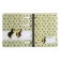Notebook on rings, 80 sheets to the point "Avocado and Donut", cardboard cover, matte lamination Soft Touch, foil embroidery, shift block 70 g/m2
