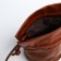 Puff bag, brown color